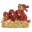 Statue de dragon asiatique zen amusant