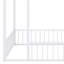 Structure de lit en métal avec clôture-1940915850