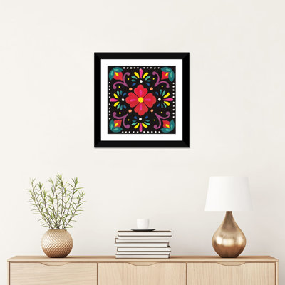 «Floral Fiesta Tile X», impression sur toile