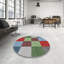 Tapis décoratif géométrique vert Raymo-2028785007
