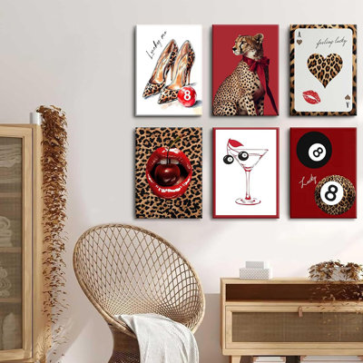 6 Piece Wrapped Canvas Print