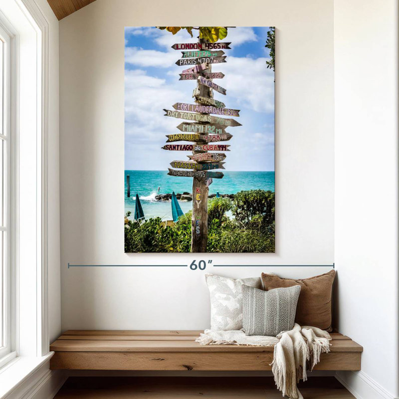 Panneaux de destination Hannes Key West, H 51 po x l 34 po