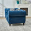 Canapé 67 po Chesterfield FabricVelvet Upholstery Fabric-24317190
