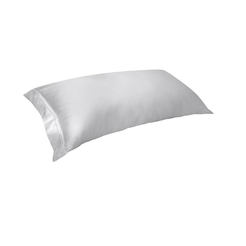 Triomphe Pillow Case, King Pillowcase, Silver