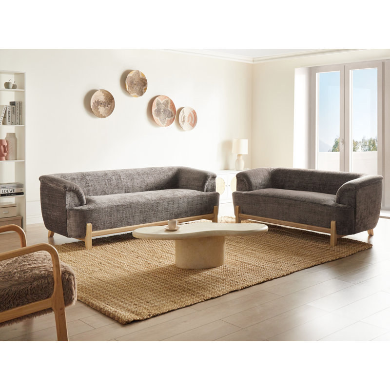 2 - Piece Living Room Set, Brown