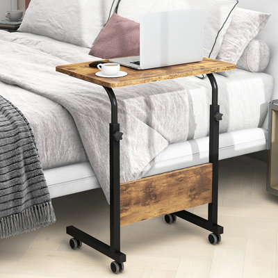 35.4'' H Laptop/Tablet Storage Cart With Wheels