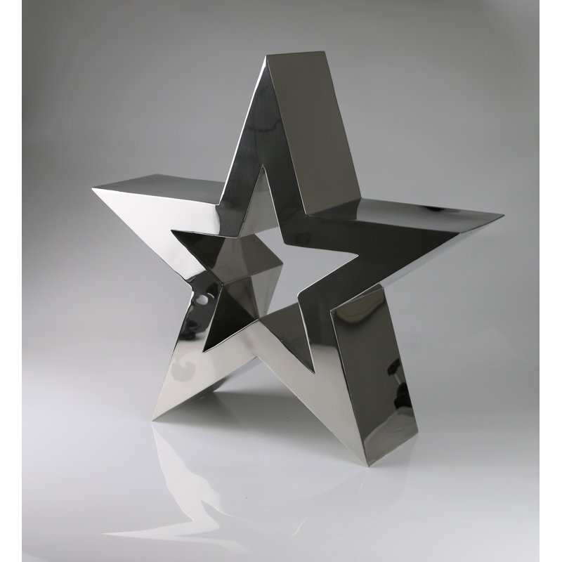 Star Open Cocheta Sculpture, 47cm H x 50cm W x 15cm D