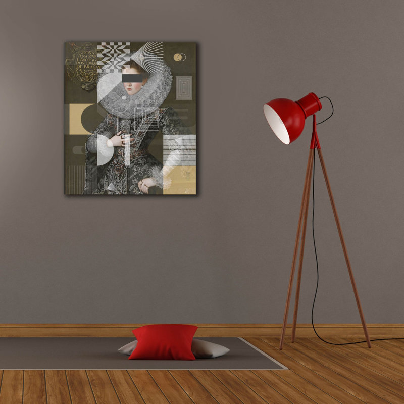 «Douna Ana de Velasco y Girón» par Irena Orlov, art mural sur toile, H 30 po x l 26 po x P 1,5 po