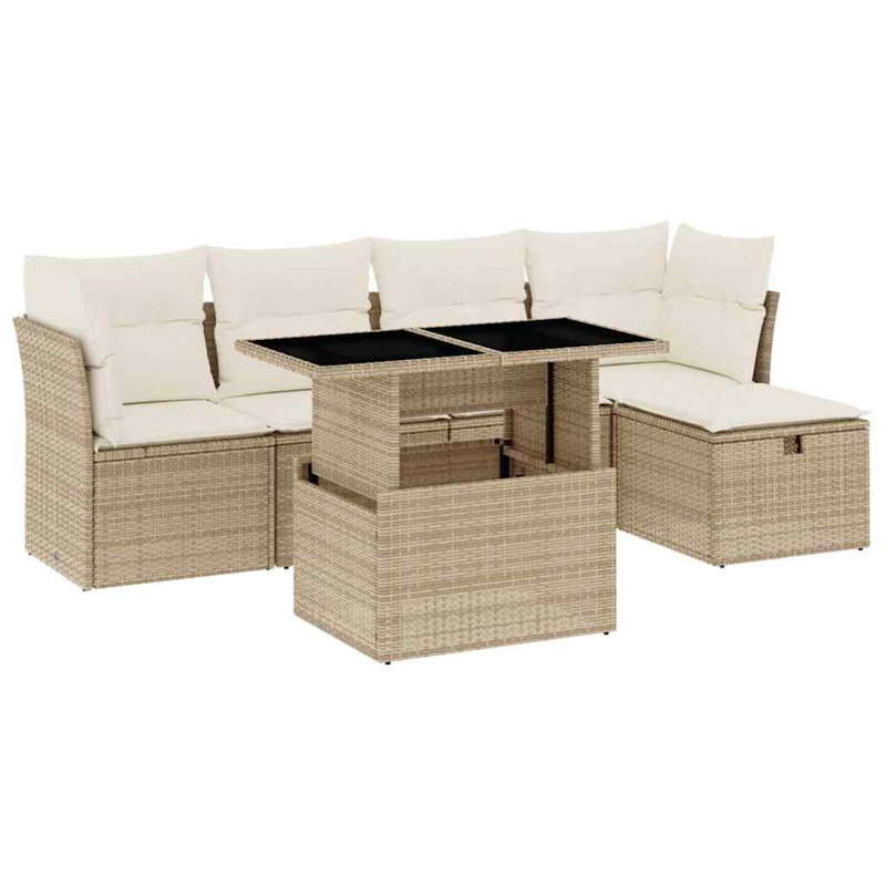 Vidaxl Garden Sofa Set Beige