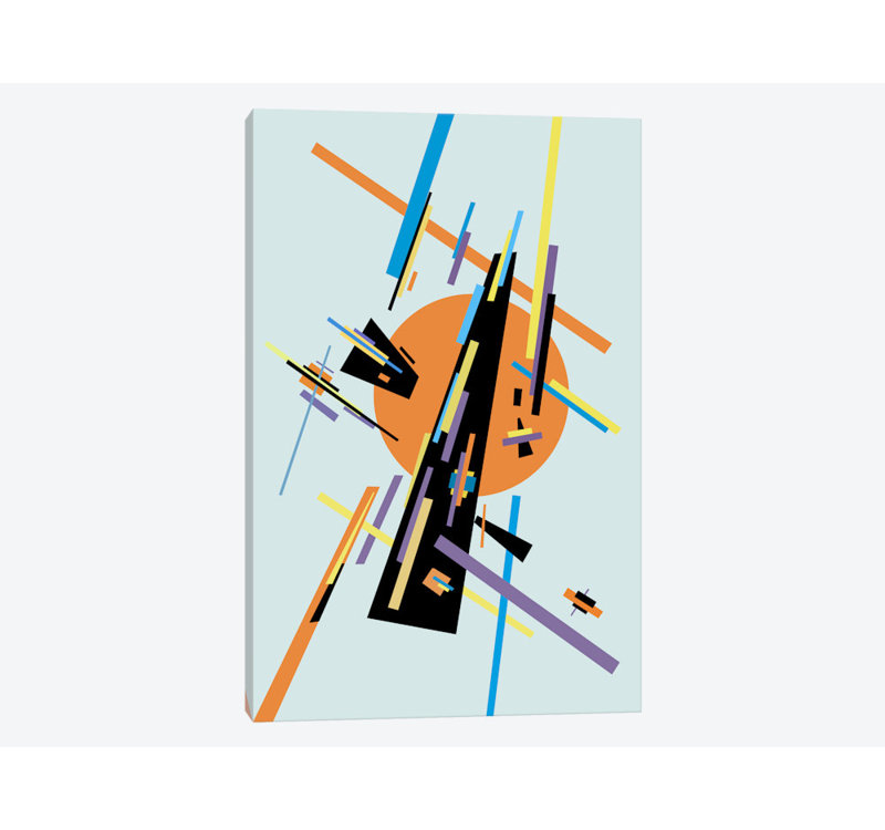 « velocithink », impression sur toile, H 12 po x l 8 po x P 0,75 po, Pas de tapis, Toile tendue