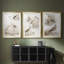 Oiseaux d'eau sépia I - reproduction sur mesure encadrée de qualité supérieure - 3 pièces-816943770-816943769