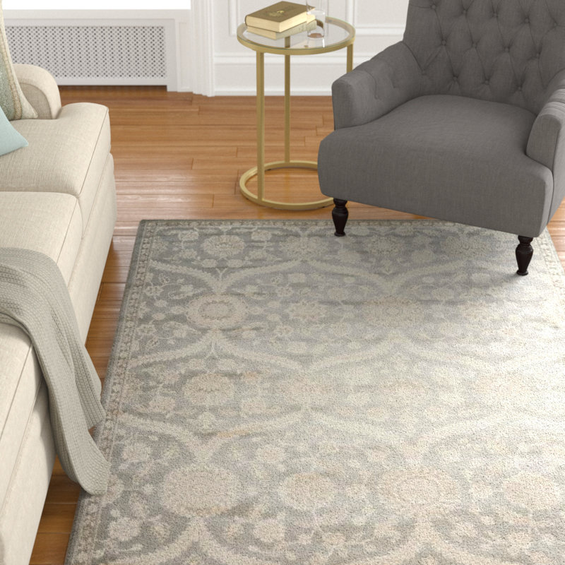 Carlie Viscose Oriental Indoor Rug, Rectangle 9'3" x 12'9"