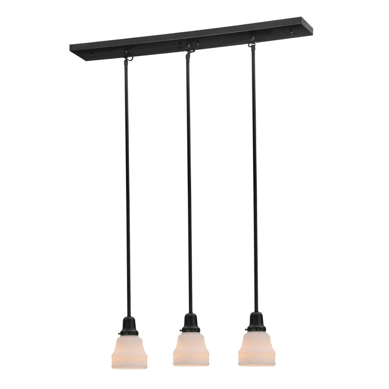 Luminaire suspendu pour îlot de cuisine 3 lumières Garland