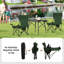 Camping Chair Lightweight Folding Fishing Chair with Retractable Footrest and Removable Headrest, Carry Bag, for Outdoor Activities-1138689429-1138689430