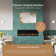 Aerus Recessed or Wall Mounted Electric Fireplace, Alexa or Google Home Compatible, Logs & Crystals, Remote Control