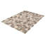 Tapis gris vache fait main Chipman