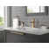 Velum Single Hole Bathroom Faucet with Drain Assembly, Single Handle Bathroom Sink Faucet
