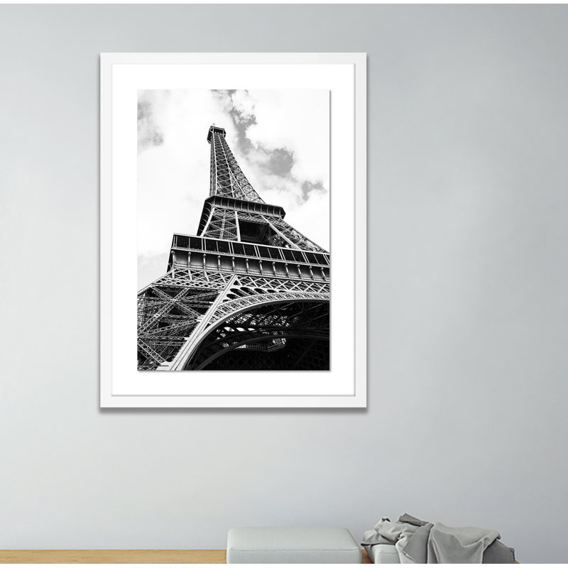 Eiffel Tower II Print by Erica Singleton, White, 24" H x 18" W x 1.5" D