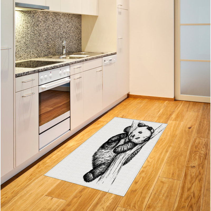 Tapis décoratif à longs poils en fibre de polyester haute densité Animal, Rectangle 2 pi 7 po x 5 pi