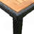 5 Piece Outdoor Patio Wicker Dining Set Patio Wicker Furniture Dining Set W/Acacia Wood Top