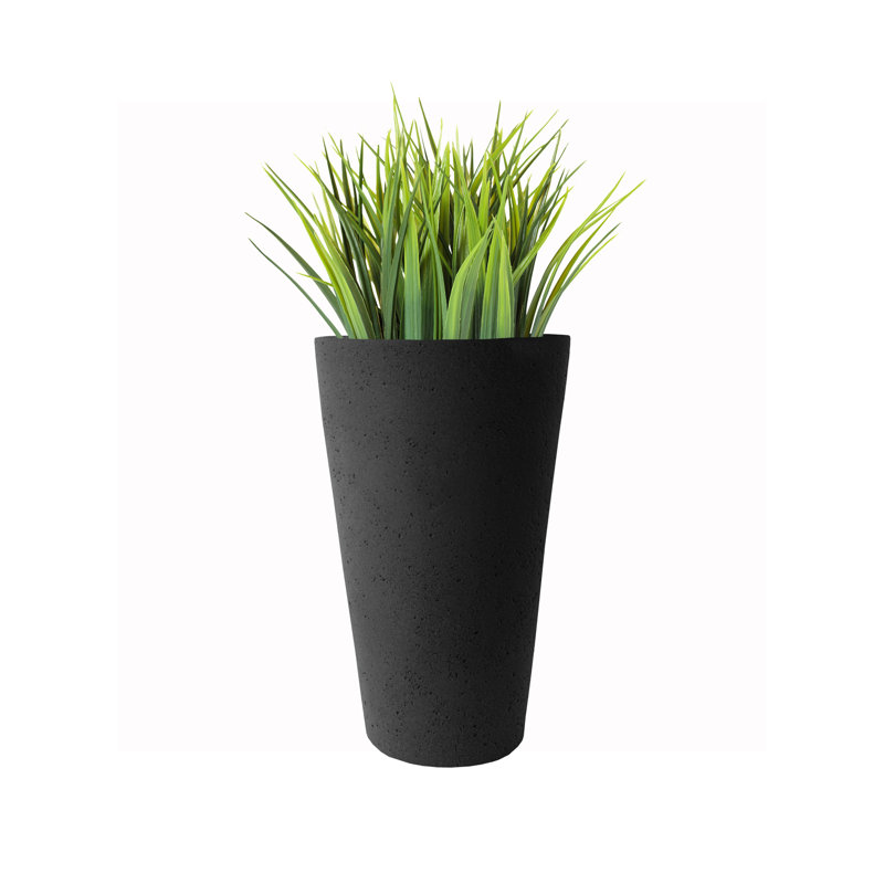 Jardinière Crete, Noir, H 25 po x l 15 po x P 15 po
