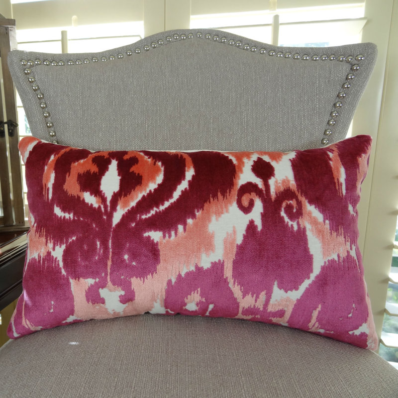 Coussin Velvet Bliss, 12 po x 25 po, Rectangulaire