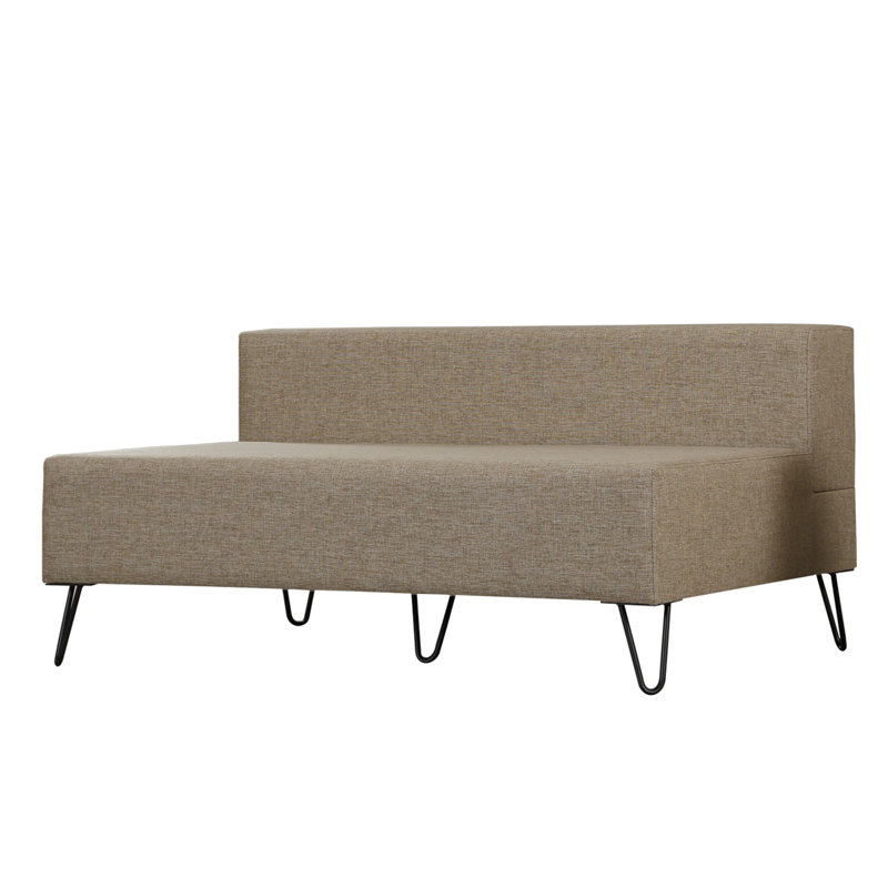 Causeuse rembourrée Rosendahl, Polyester à 100 % de couleur brune