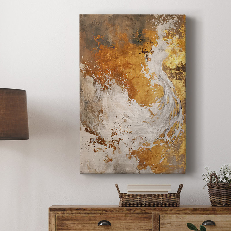 ABSTRACT Series CDXXV -Custom Wrapped Gallery Cavas, 12" H x 8" W