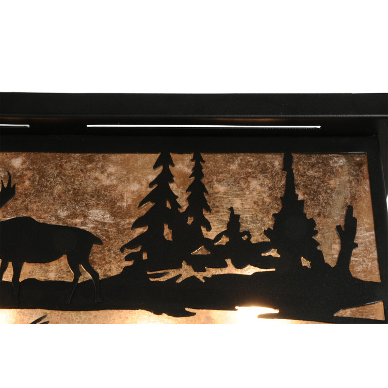 Rustic Lodge 8 - Light Flush Mount