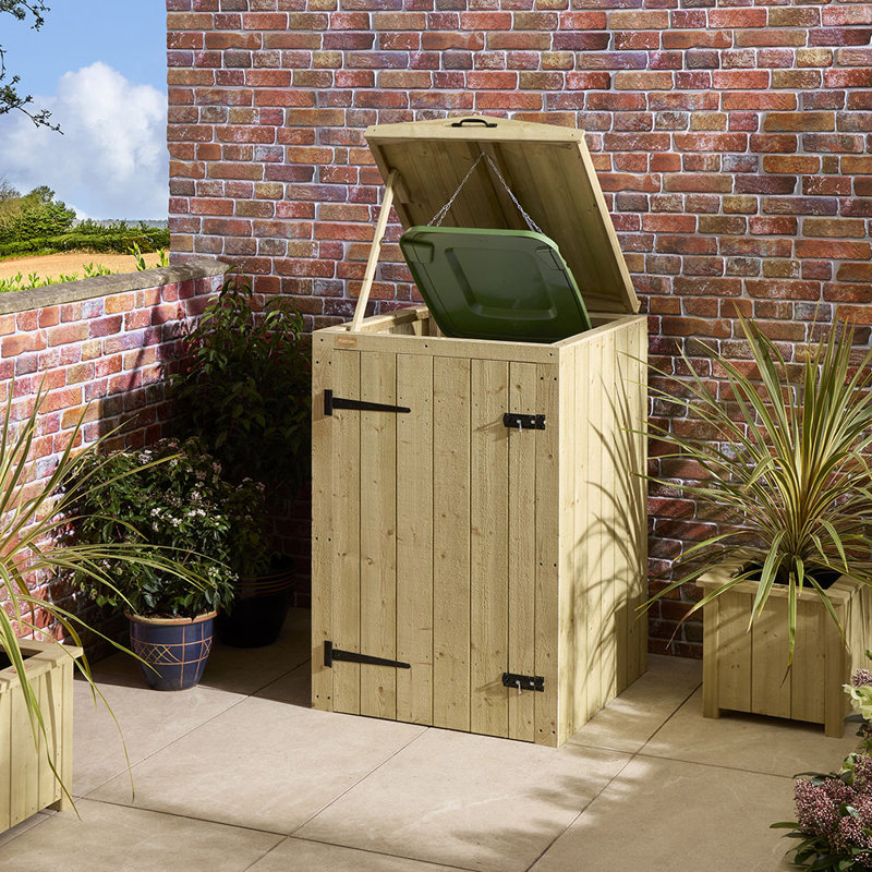Wooden Single Bin Store