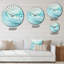 Horloge Teal Storm and Wave Expression II - Coastal Waves-1552519121