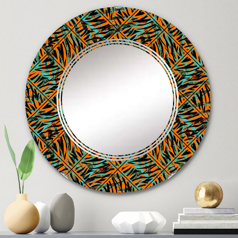 Miroir mural Watercolor Tiger, 24 po x 24 po