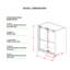 Porte de douche coulissante double sans cadre l 56 à 60 po x H 75 po-111837147