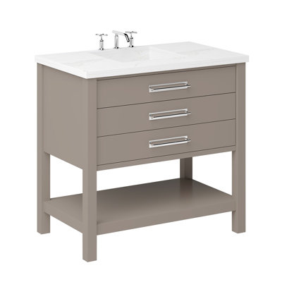 Kiawah Three-Drawer Single Bath Vanity