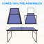 Table de tennis de table pliable 4,5 pi avec filet et 2 raquettes