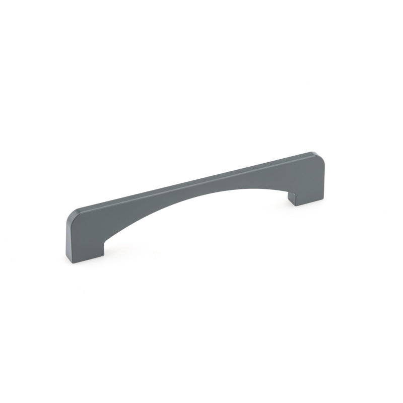 Contemporary Metal 6 5/16" Center to Center Bar Pull, Gray