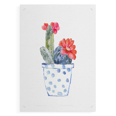 Cactus et plantes grasses II - reproduction de toile seulement - non encadrée