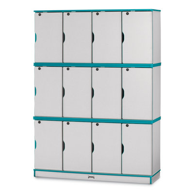 Rainbow Accents Stacking Lockable Lockers