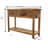 42 " W Solid Wood Top Console Table