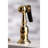 Kingston Brass Duchess Two-Handle 4-Hole Deck Mount Bridge Kitchen Faucet with Brass Side Sprayer-46500962