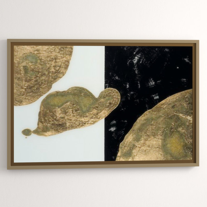 Gold Spill With Back I Print by DAWN SWEITZER, Gild Gold, 30" H x 45" W