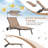 Nirutma Outdoor Metal Chaise Lounge