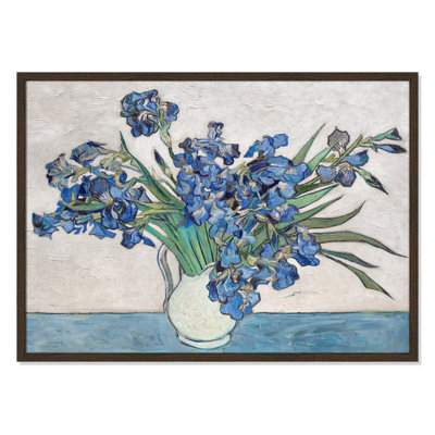 Imprimé iris bleu par Vincent Van Gogh