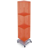 Four-Sided Interlocking 68" H x 18" W Pegboard