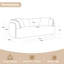 Canapé Chung Modern l 86 po avec coussins-1777453473