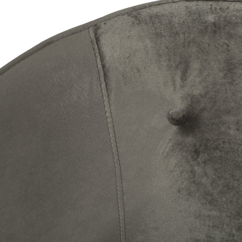 Chaise avec accoudoirs de salle à manger, Gris