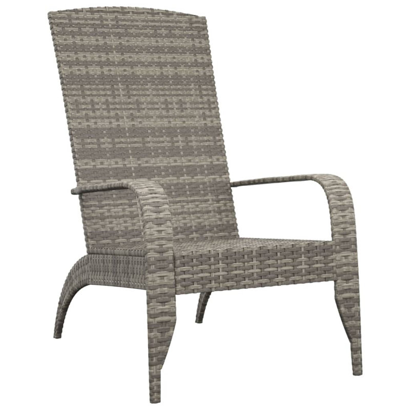 Angola Patio Dining Armchair with Cushion, Grey