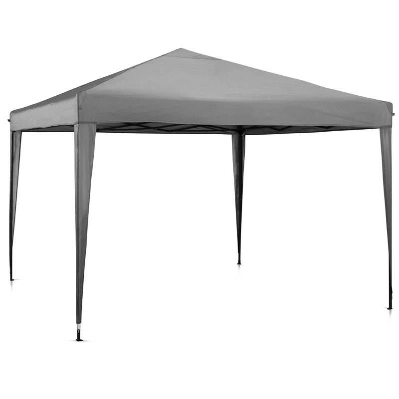 VonHaus Pop Up Gazebo 3 x 3m, Grey