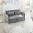 3-In-1 Velvet Sleeper Sofa Bed-97699041