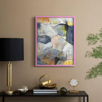 «Lost in Reality I», reproduction encadrée - bois massif